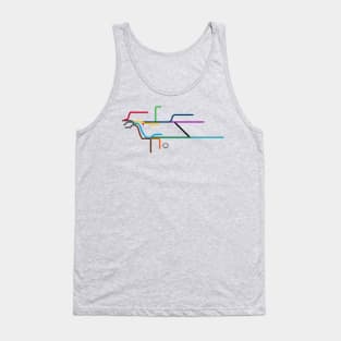 LIRR Map Tank Top